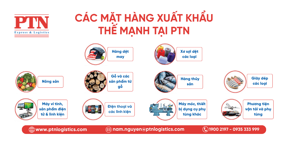 PTN’s strong export categories