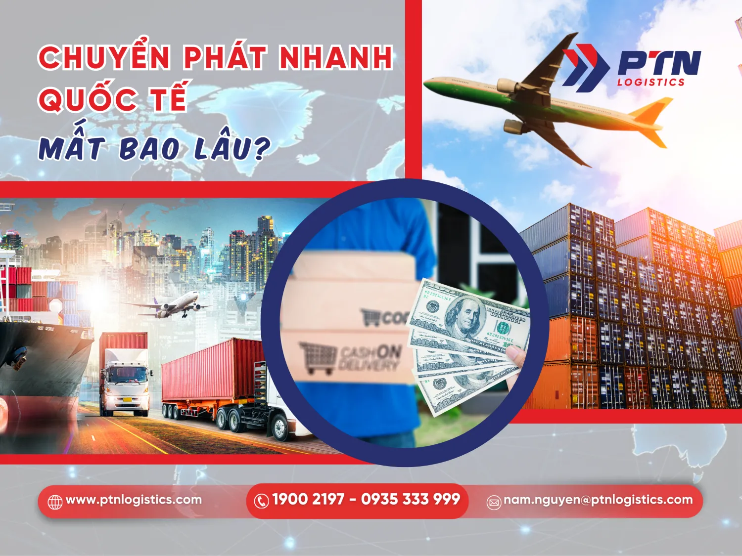 Chuyển phát nhanh quốc tế mất bao lâu