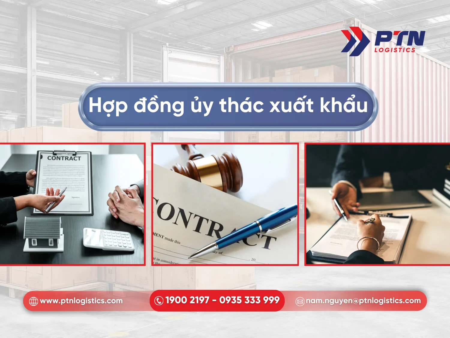 Hợp đồng của dịch vụ ủy thác xuất nhập khẩu