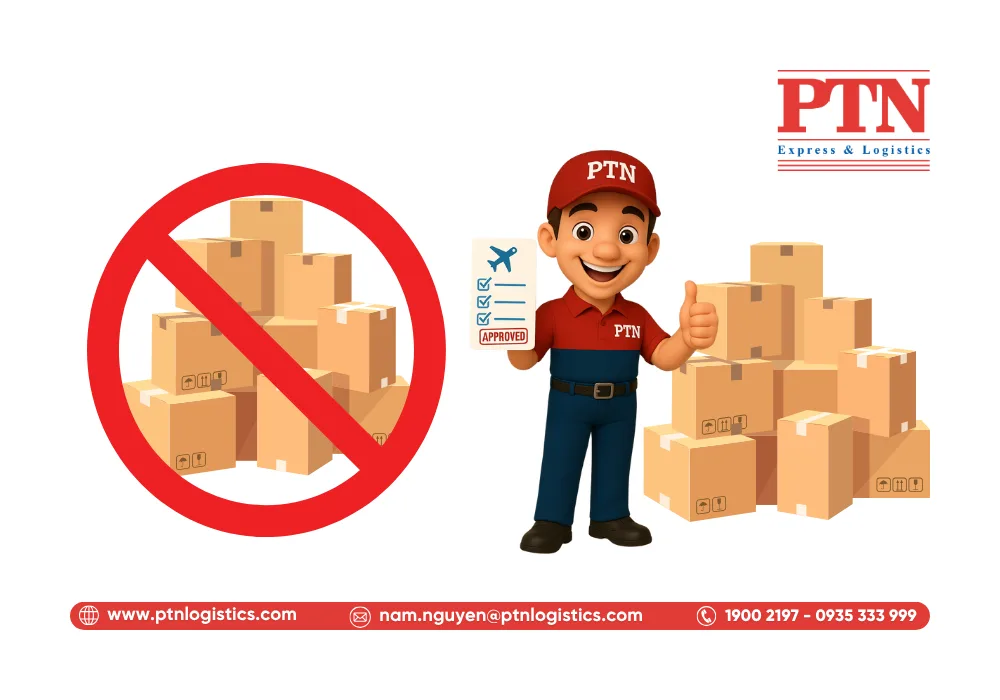 Permitted and prohibited items for Shipping to Cambodia