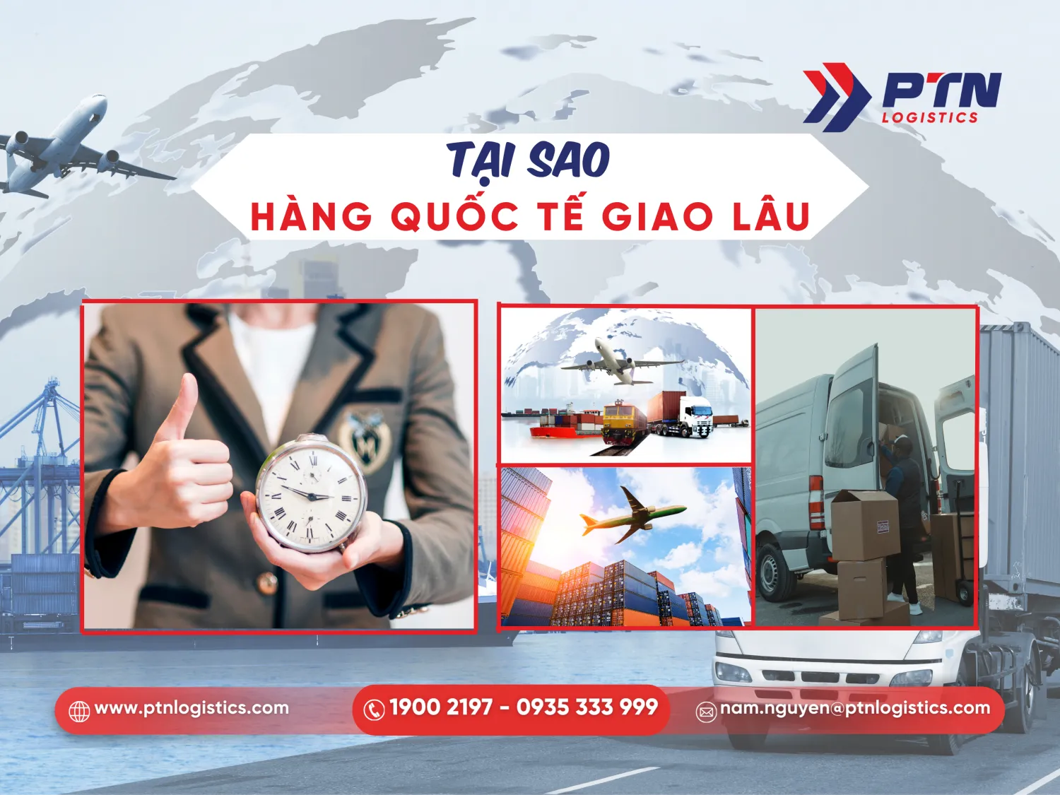 Tìm hiểu hàng quốc tế giao lâu do đâu