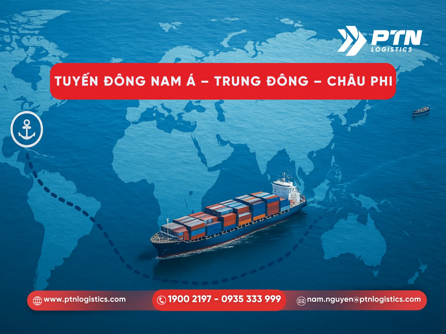 Tuyến đường Nam Á - Trung Đông - Châu Phi