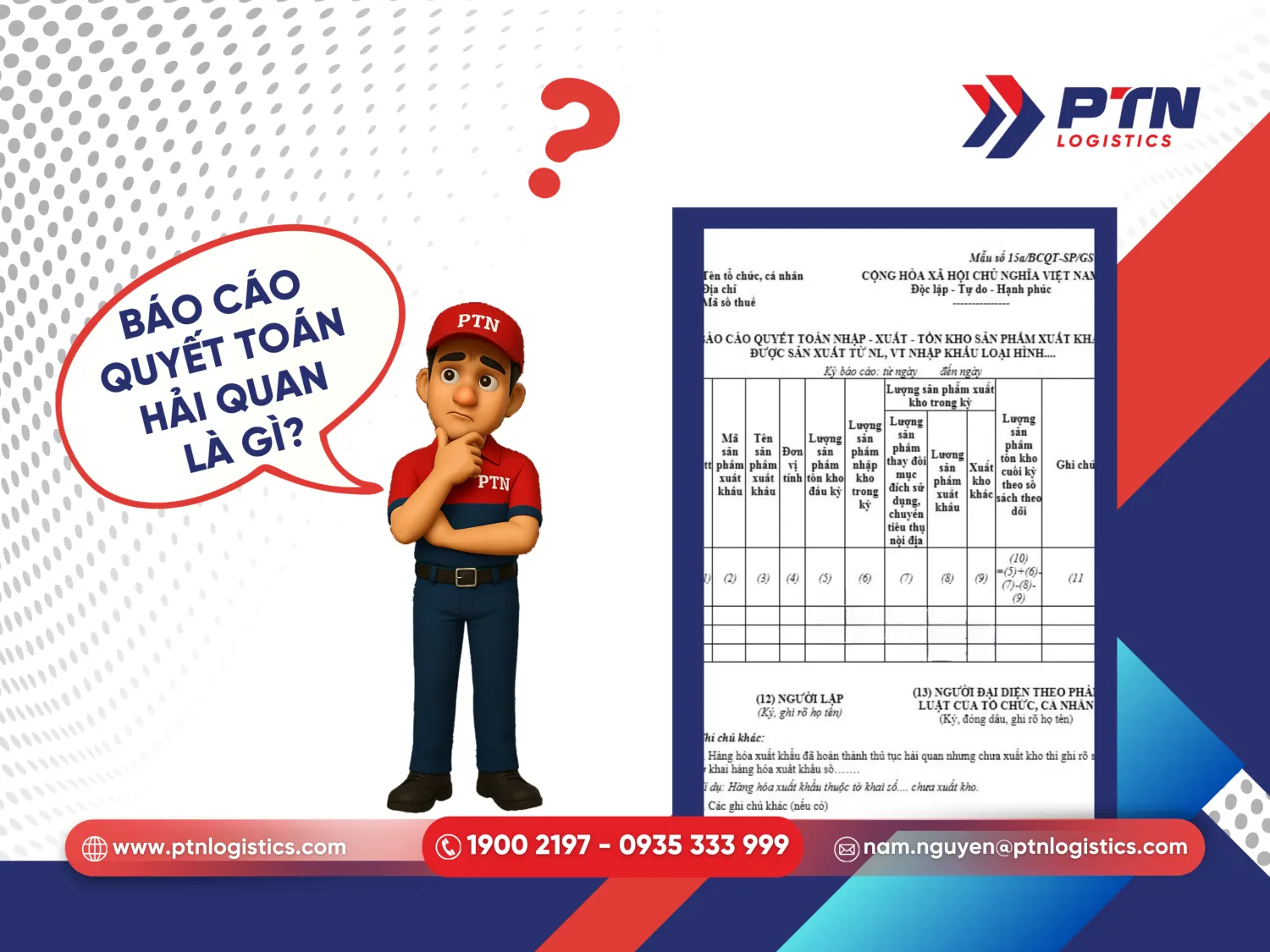 Báo cáo quyết toán hải quan là như thế nào?