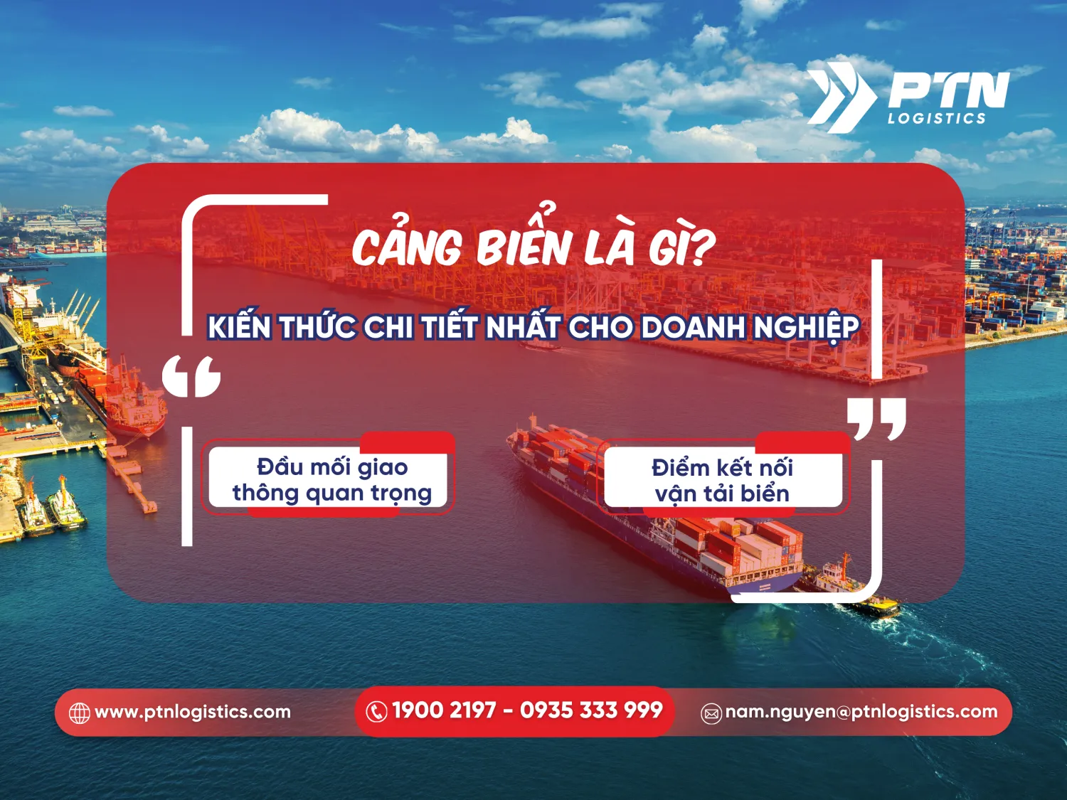 Cảng biển là gì? Kiến thức chi tiết nhất