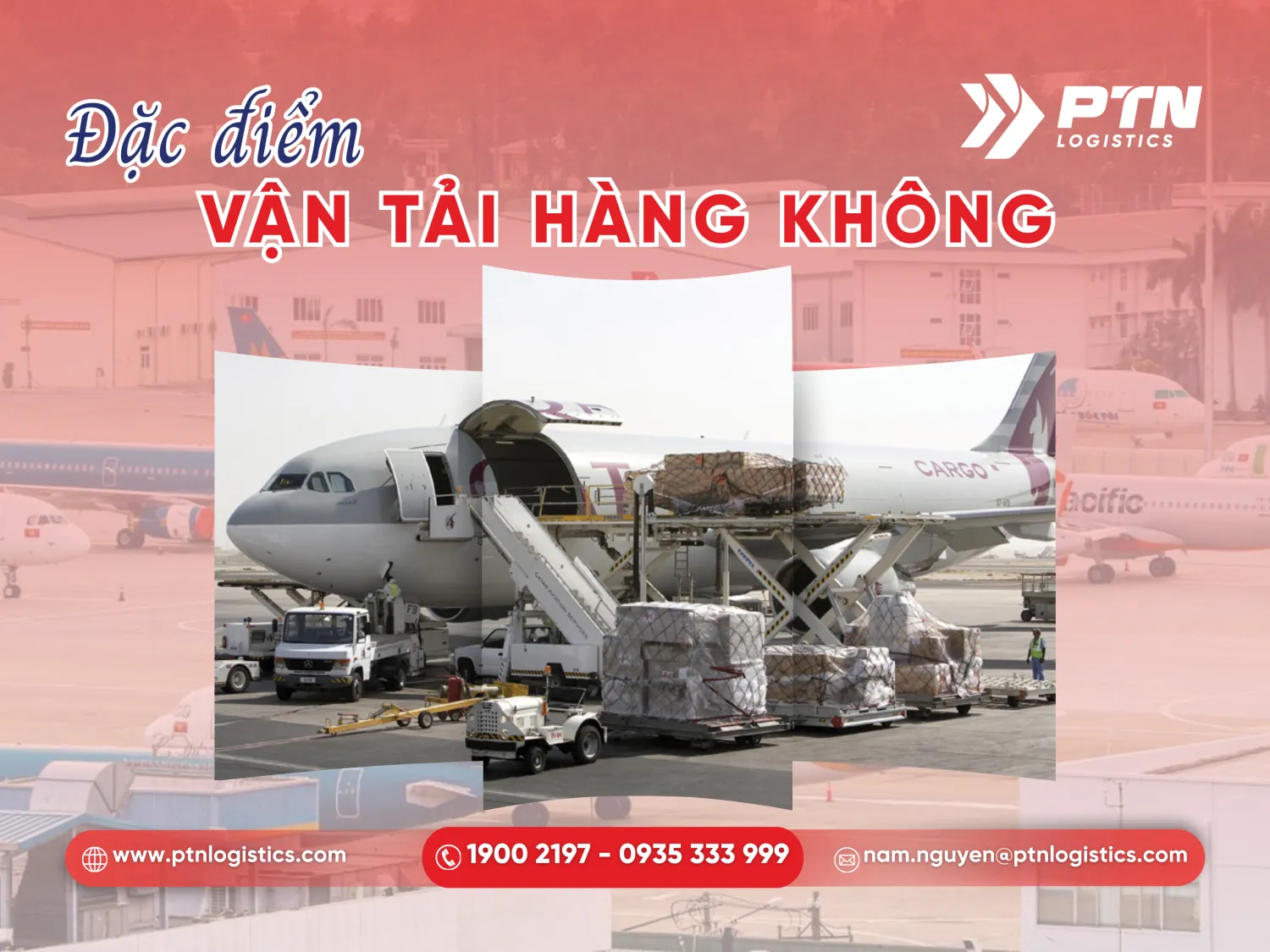 đặc điểm của vận tải hàng không