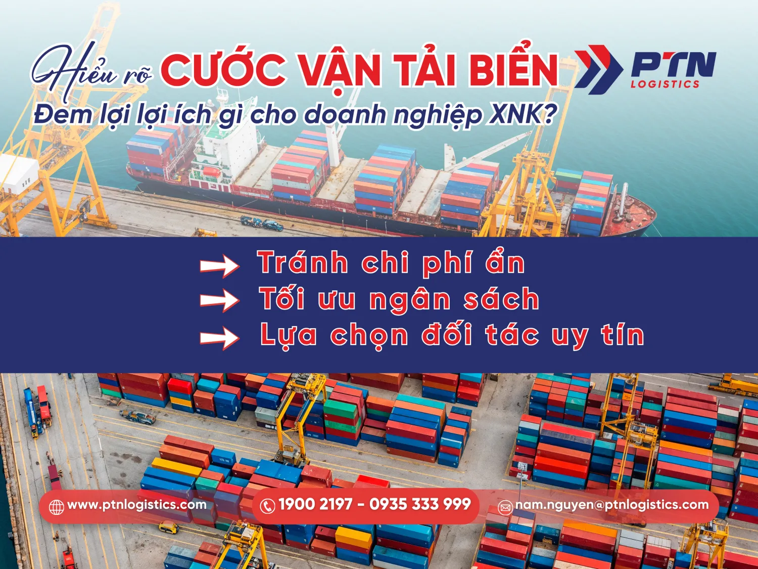 Lý do vì sao cần hiểu rõ cước vận tải biển