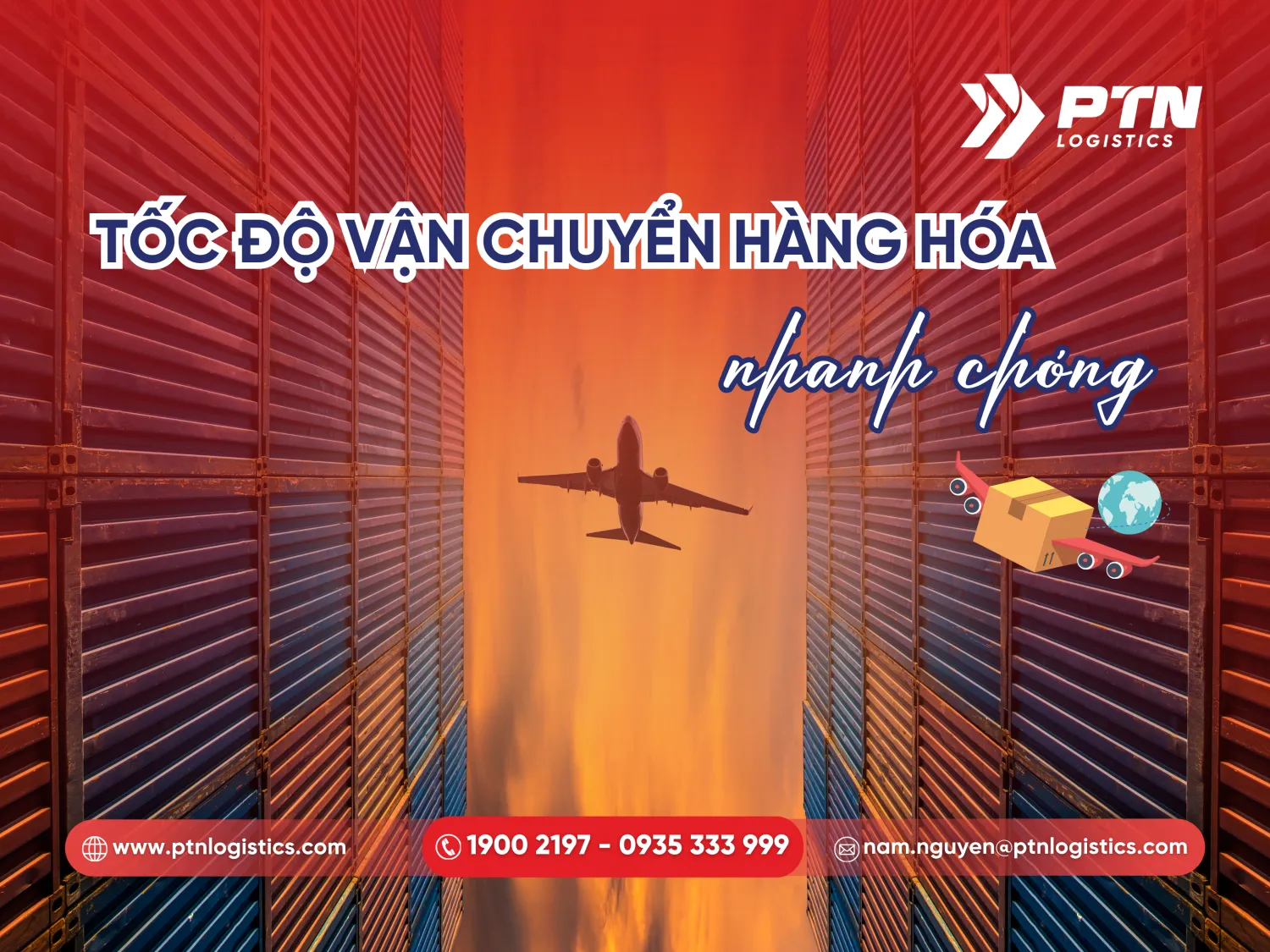 Tốc độ vận chuyển hàng hóa vô cùng nhanh chóng