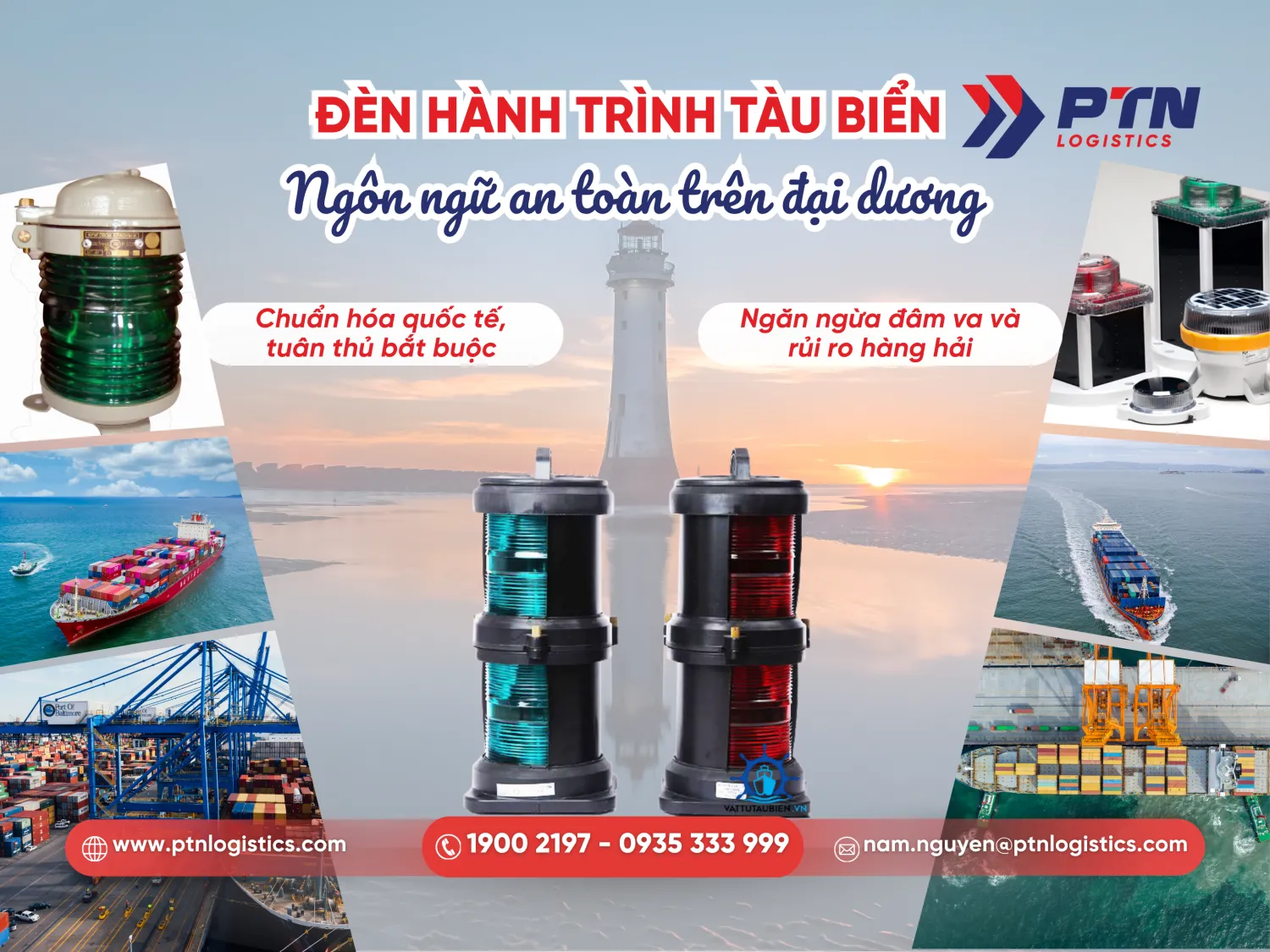 Đèn hành trình tàu biển: Ngôn ngữ an toàn trên đại dương