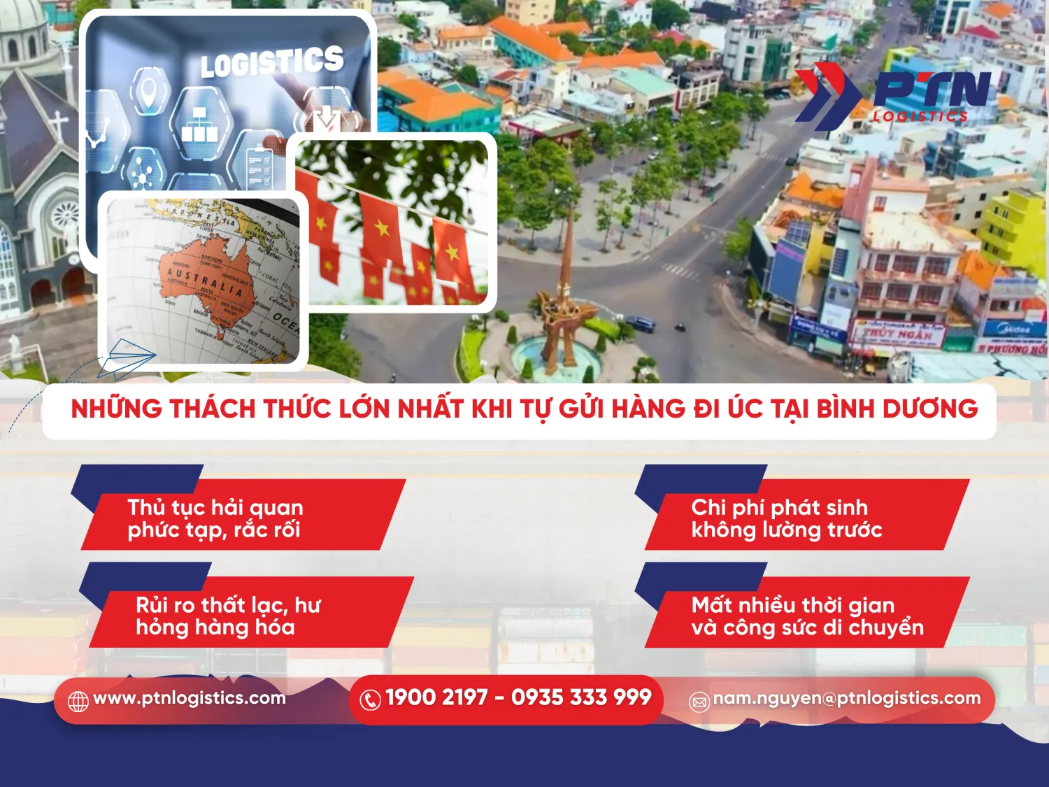 Các thách thức lớn khi gửi hàng đi Úc tại Bình Dương