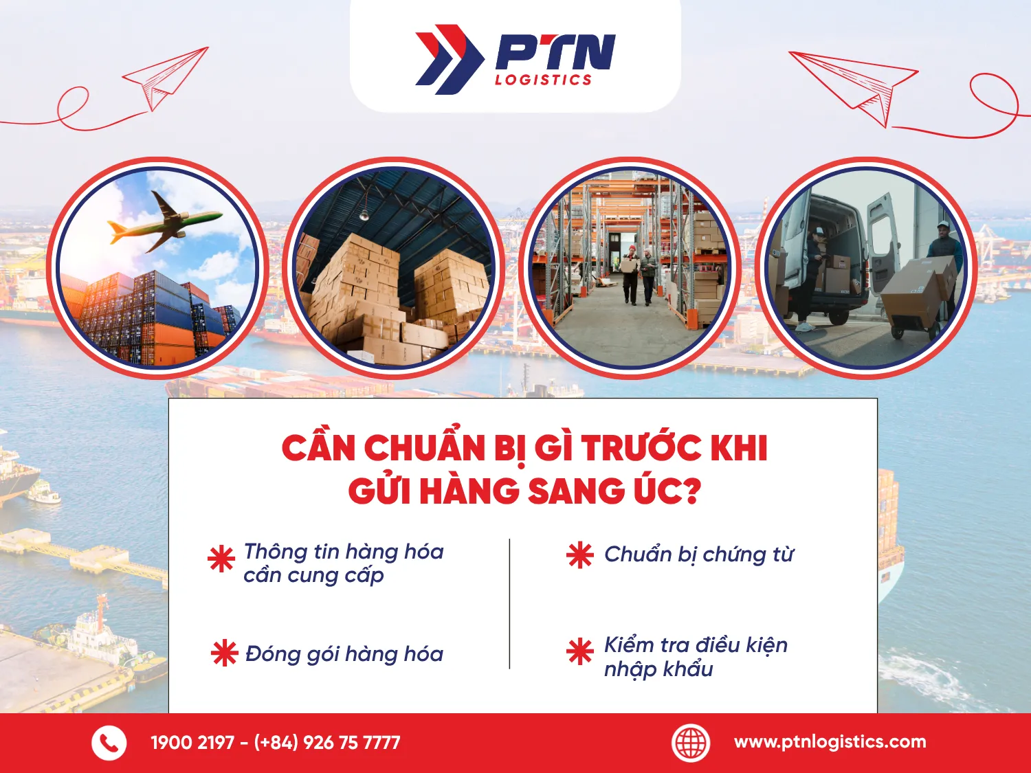 Cần chuẩn bị gì trước khi gửi hàng sang Úc