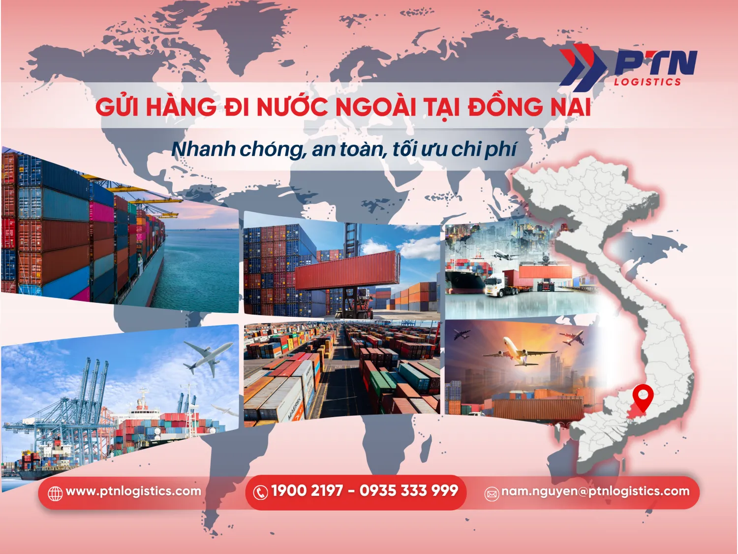 Dịch vụ gửi hàng đi nước ngoài tại Đồng Nai