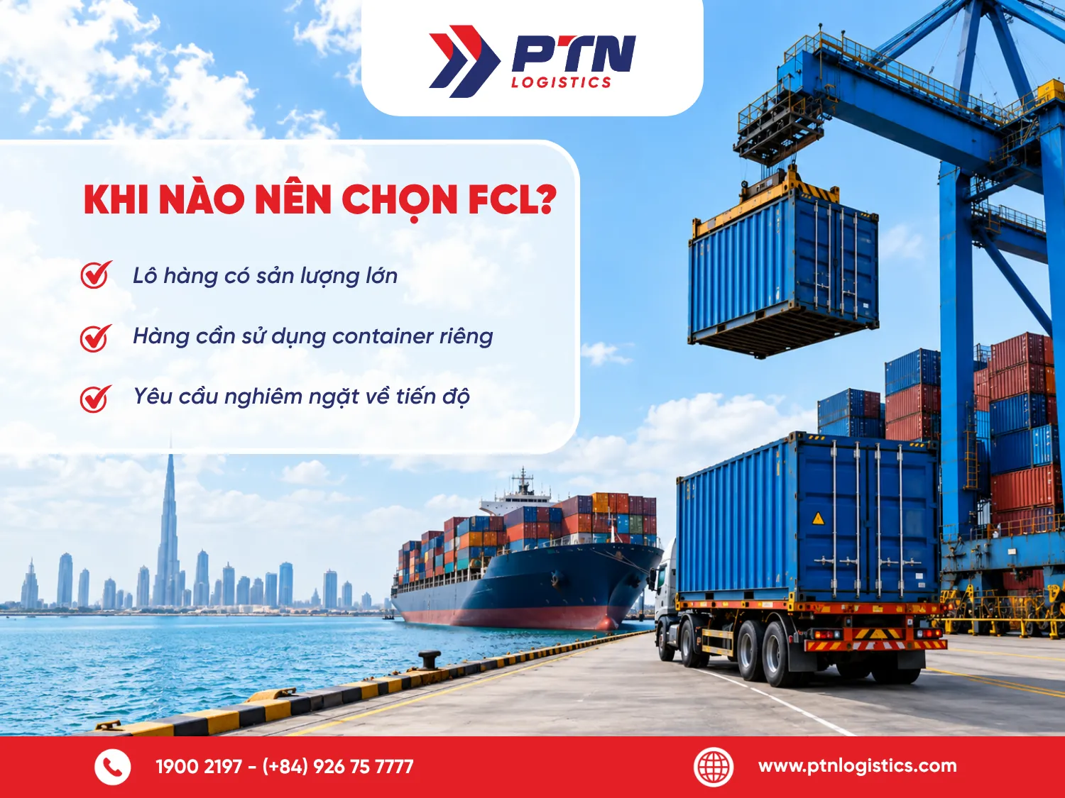Khi nào doanh nghiệp nên chọn FCL?