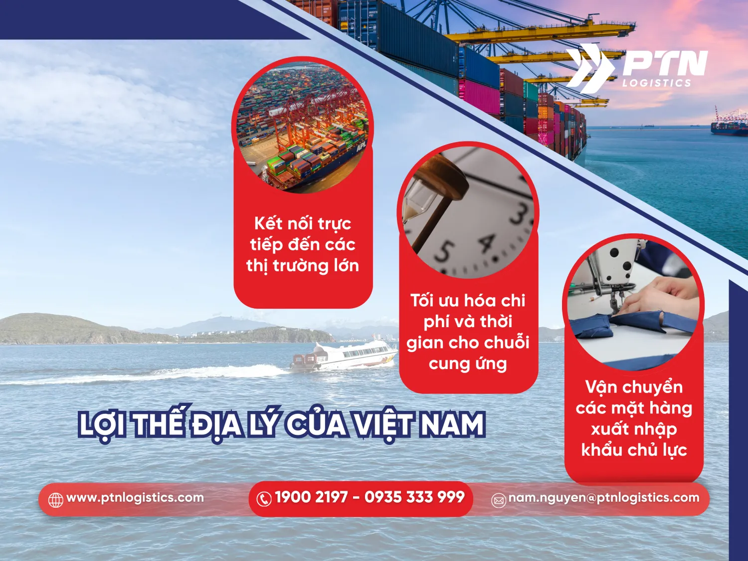 Lợi thế địa lý của Việt Nam