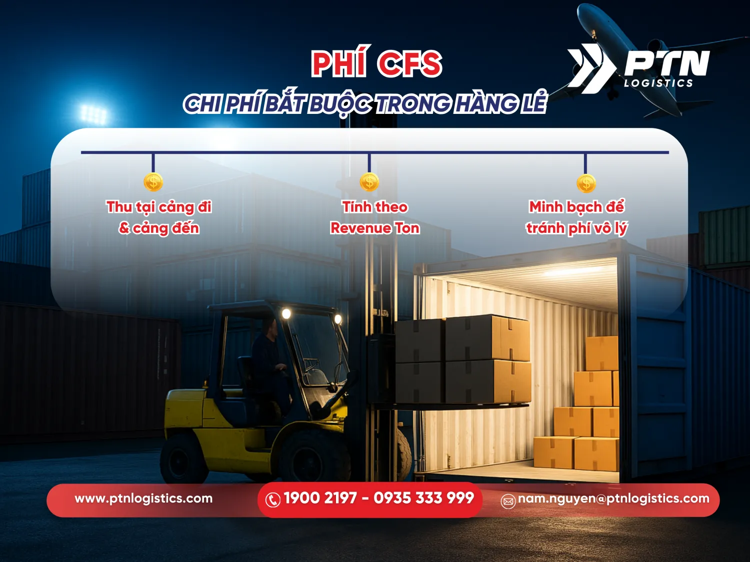 Phí CFS là gì? Chi phí bắt buộc trong hàng lẻ