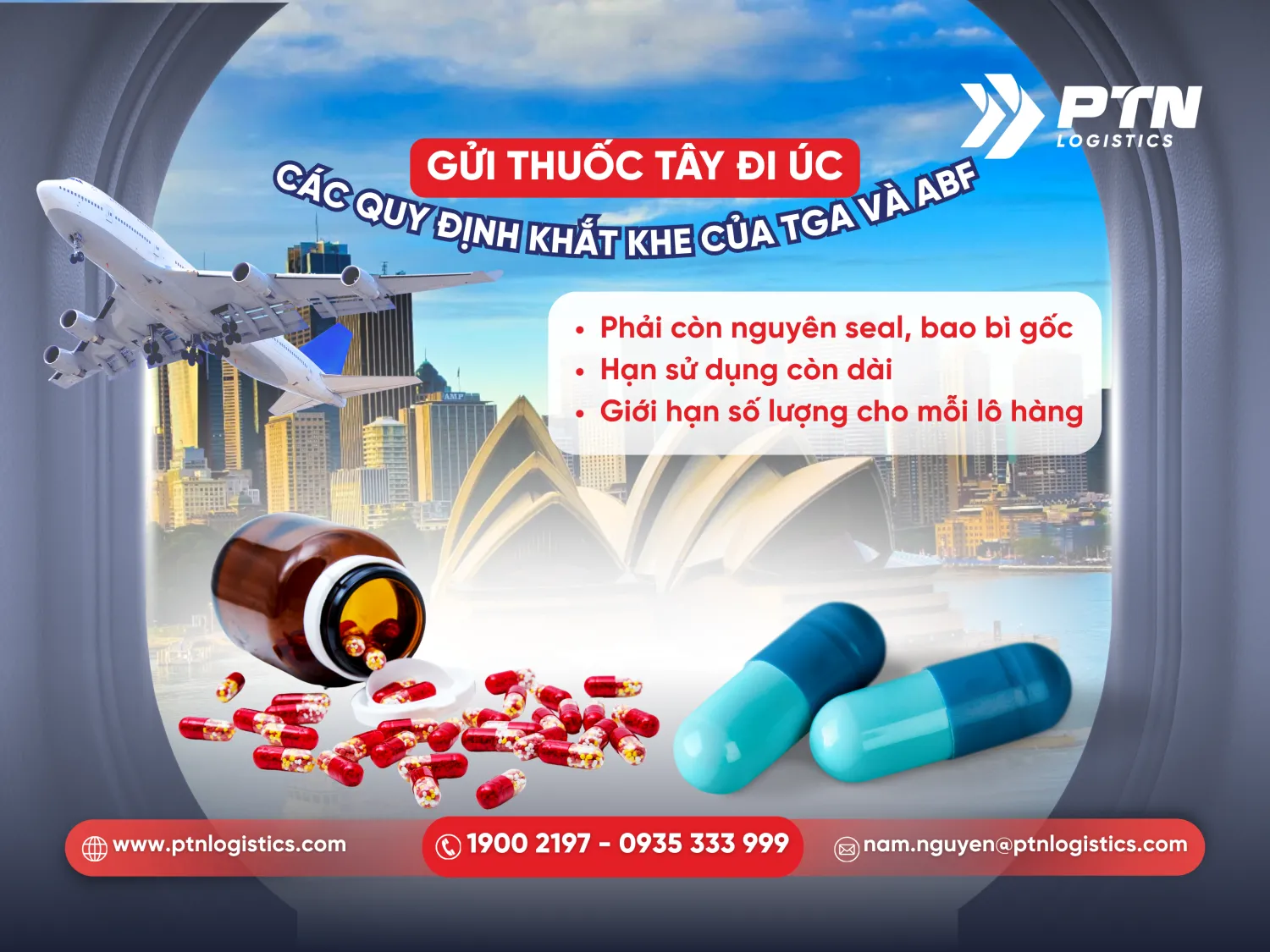 Gửi thuốc tây đi Úc: Các quy định khắt khe của TGA và ÀBF