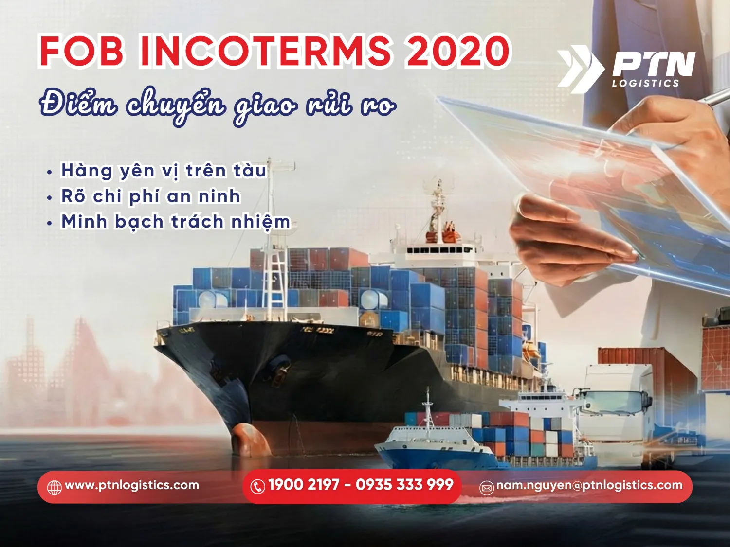 Tìm hiểu khái niệm FOB Incoterms