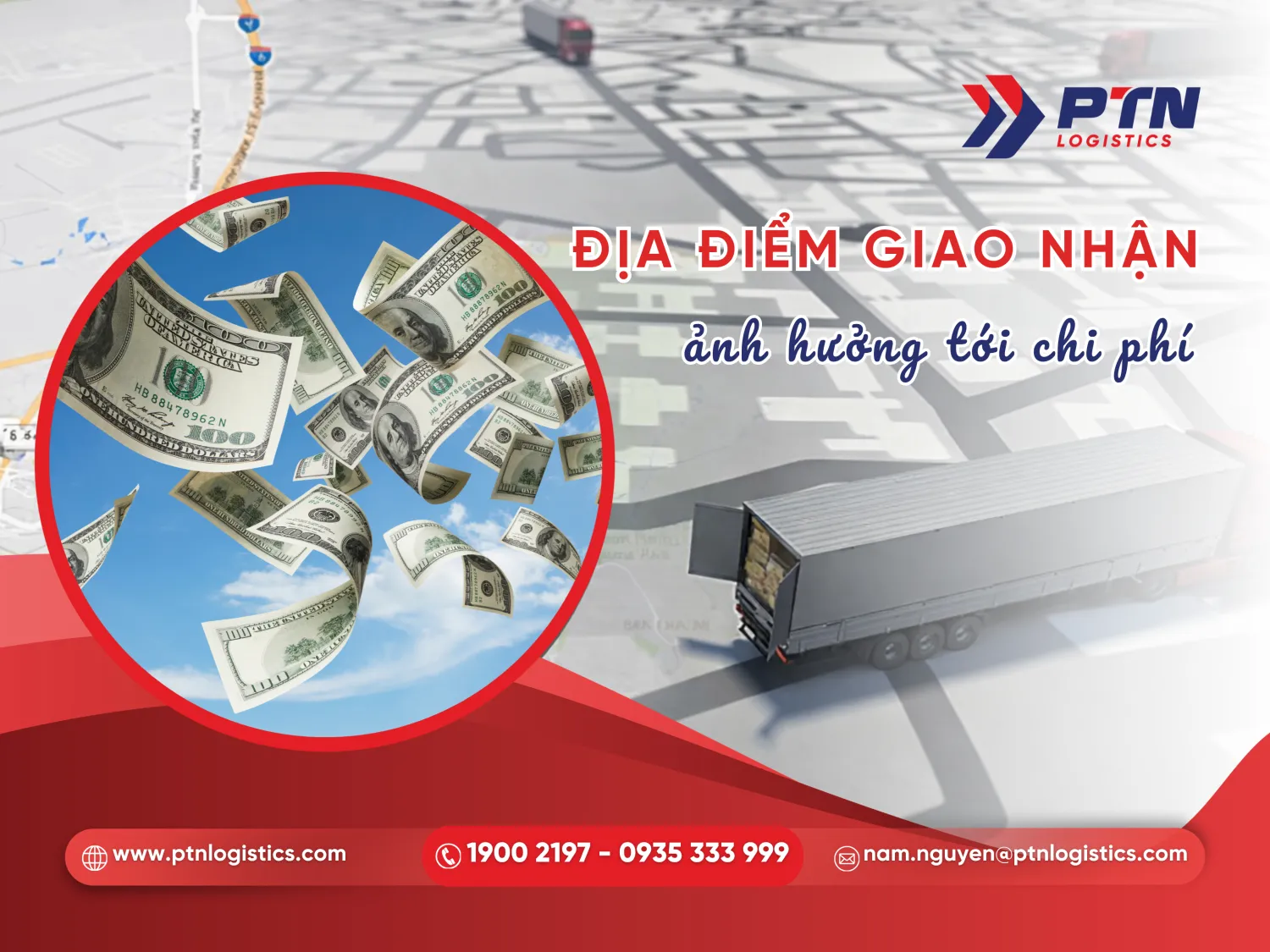 Địa điểm giao nhận làm ảnh hưởng tới chi phí