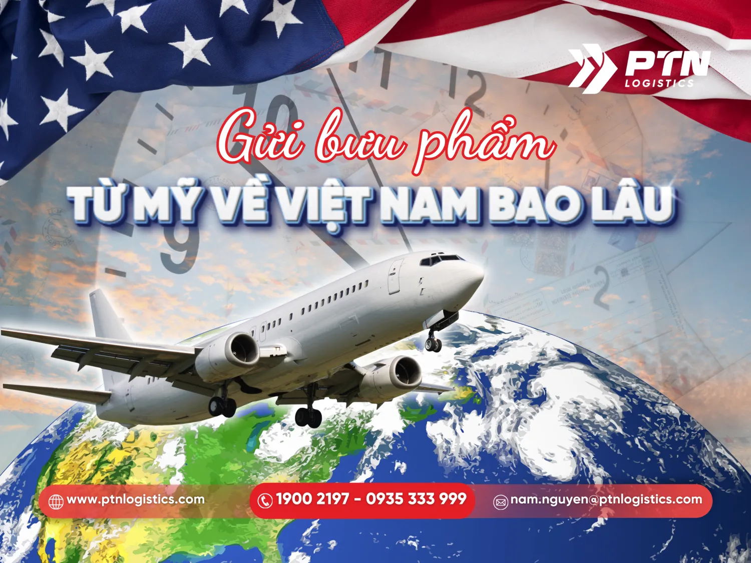 Giải pháp gửi bưu phẩm từ Mỹ về Việt Nam bao lâu?
