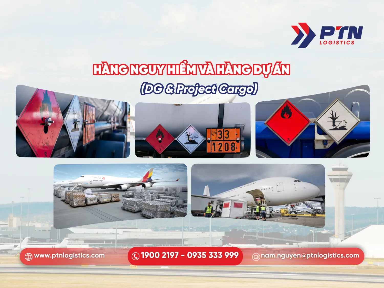 Hàng nguy hiểm và hàng dự án (DG and project cargo)