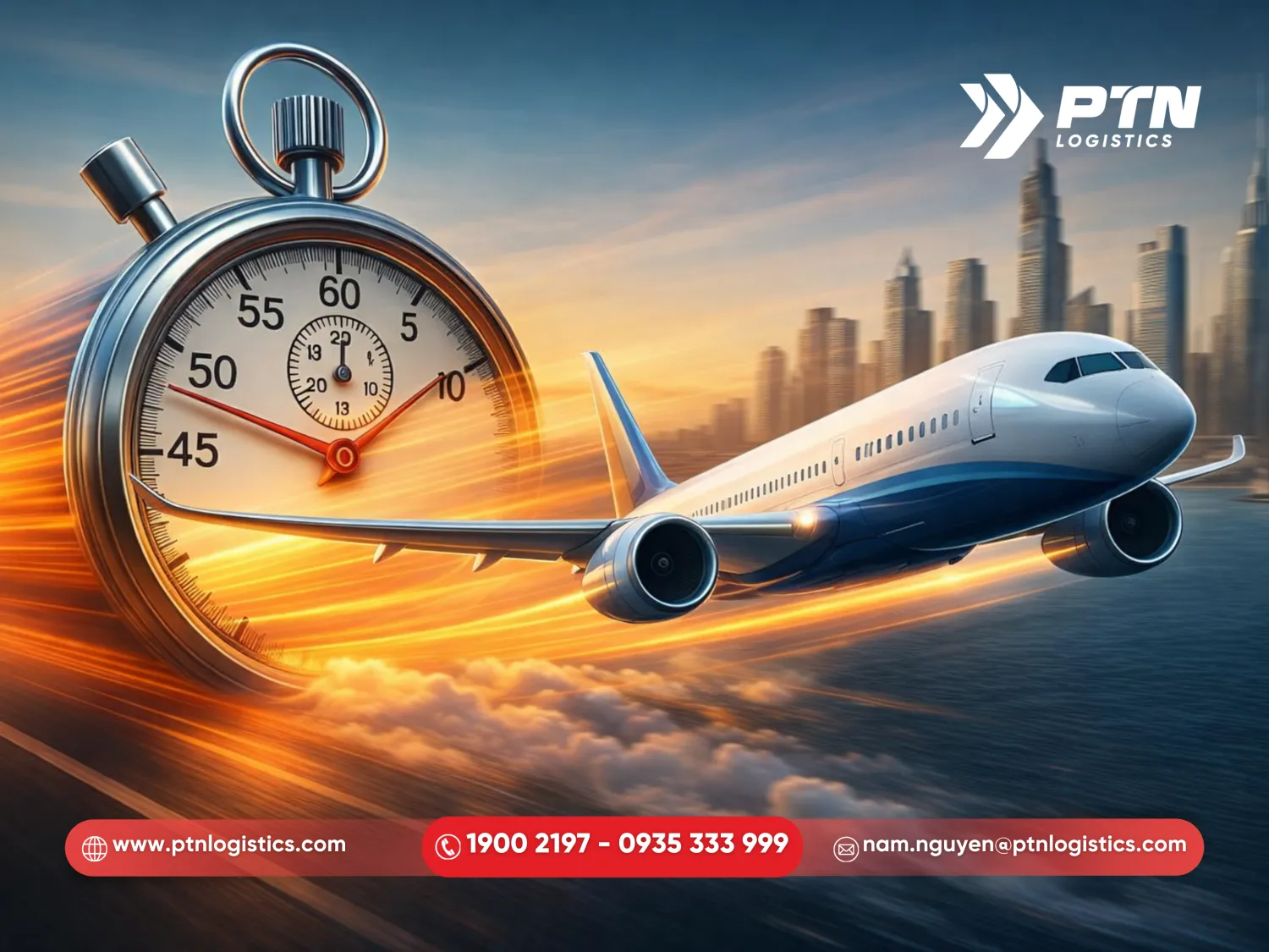 Tốc độ bay vượt trội so với các phương thức khác