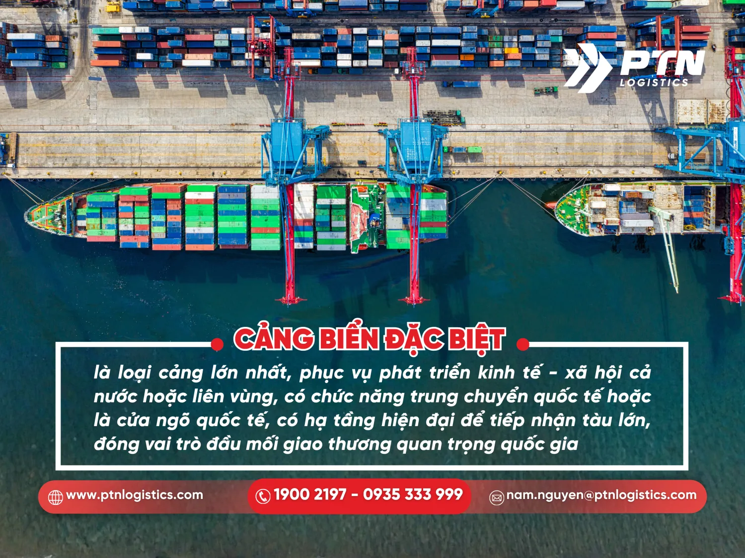Định nghĩa chi tiết về cảng đặc biệt