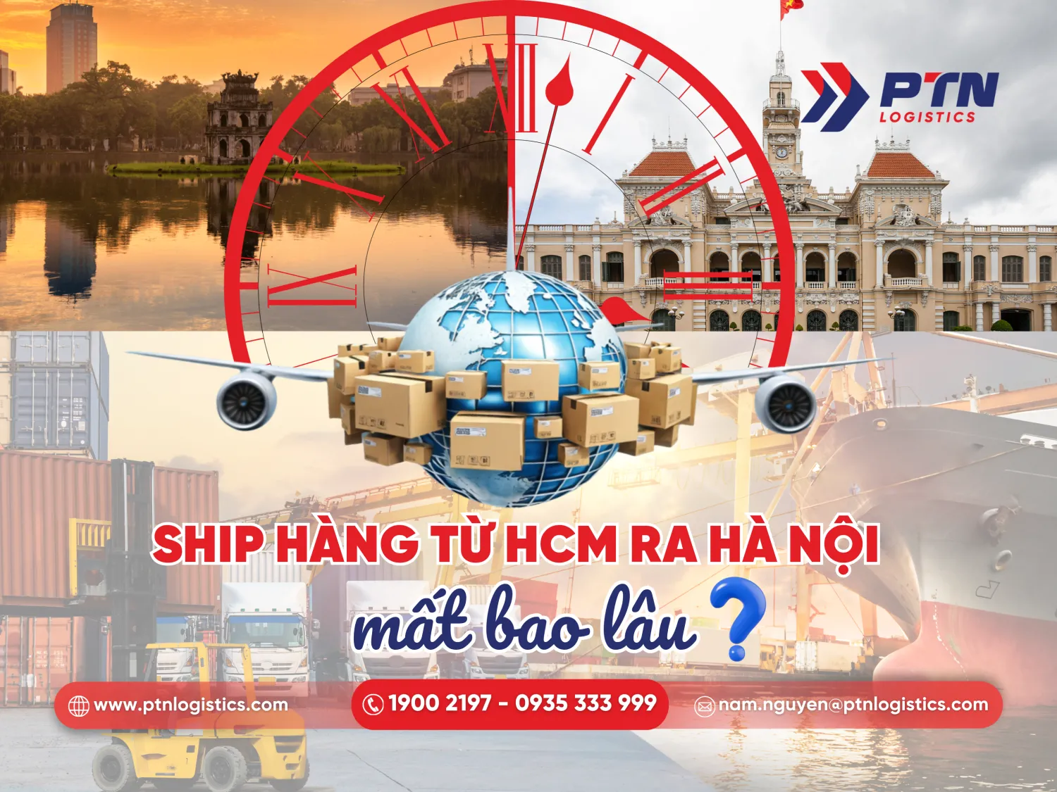 Giải đáp ship hàng từ HCM ra Hà Nội mất bao lâu?
