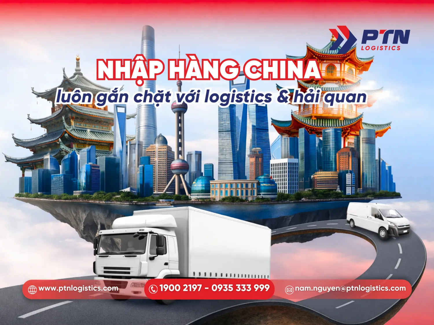 Nhập hàng China luôn gắn chặt với dịch vụ logistics và hải quan