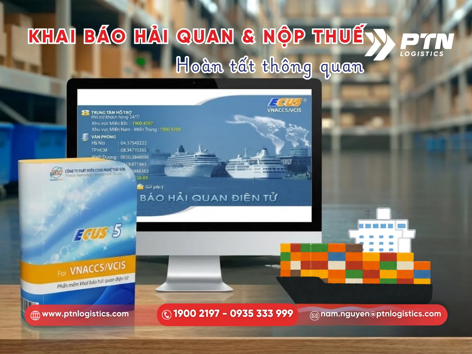 Thực hiện khai báo hải quan nhập khẩu