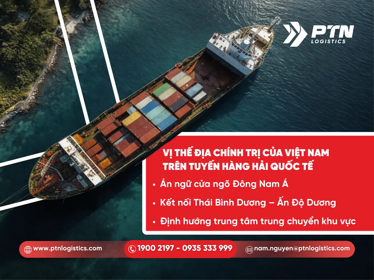 Vị thế địa chính trị tại Việt Nam trên các tuyến hàng hải quốc tế