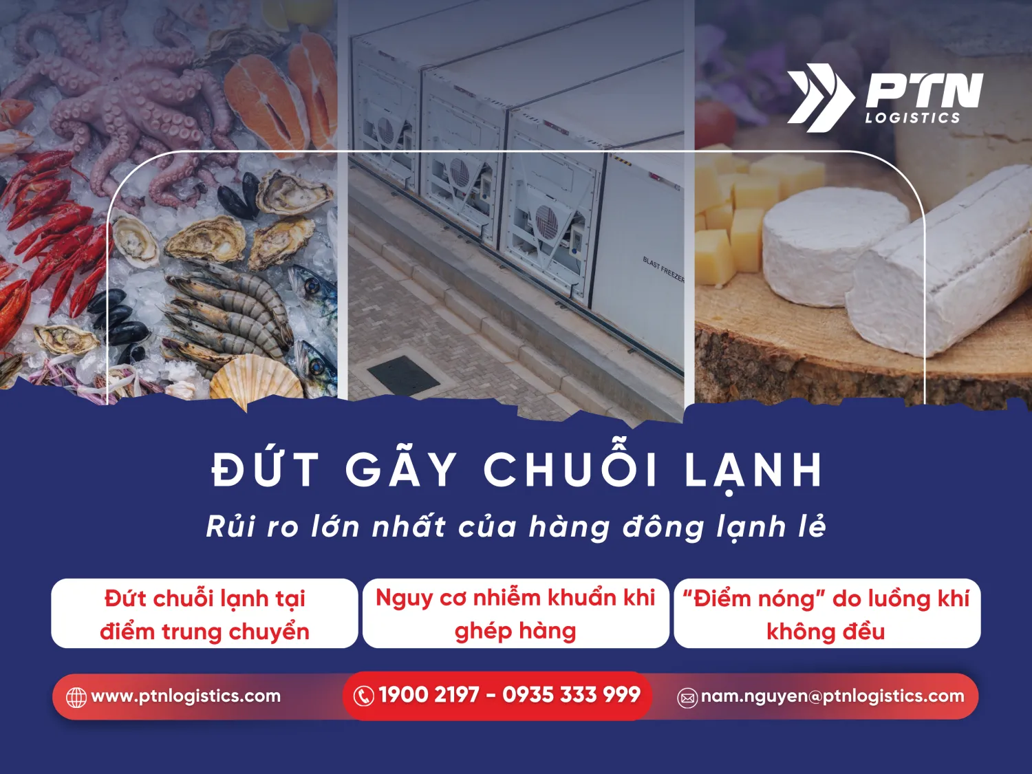 Các rủi ro khi đứt gãy chuỗi lạnh 