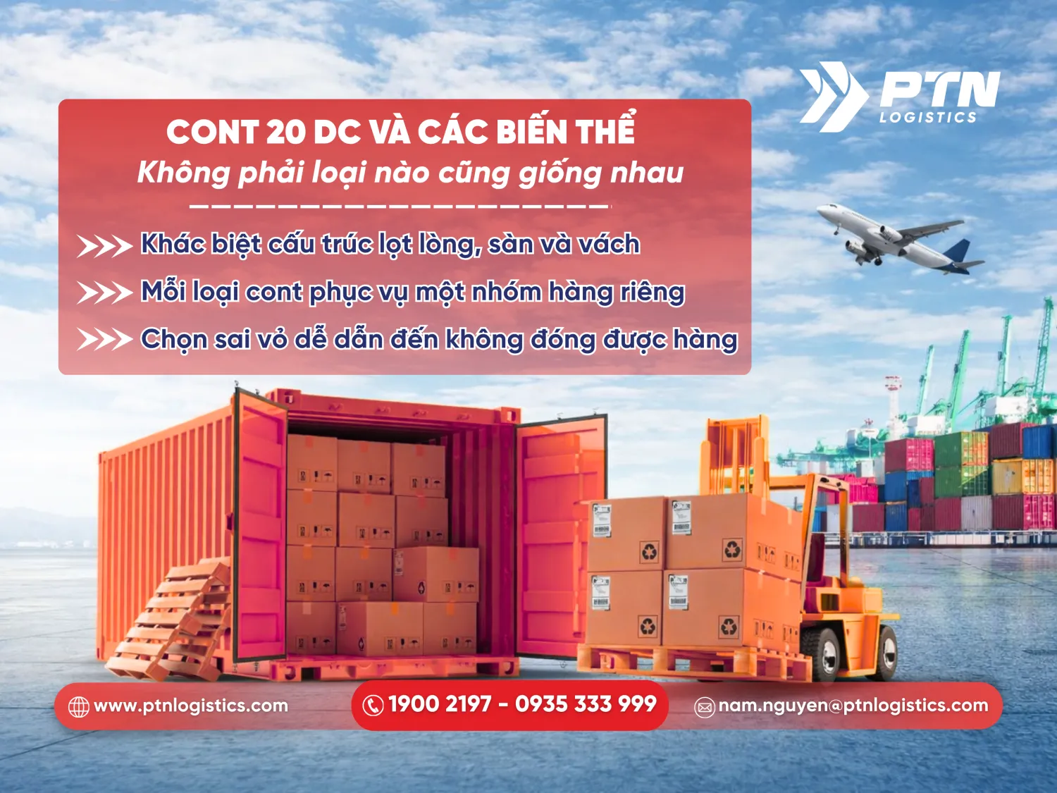 Container 20 DC và các biến thể