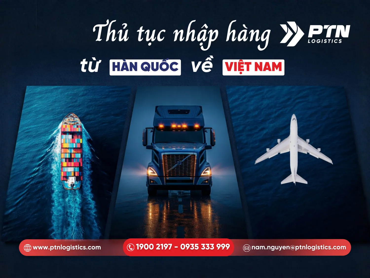Thủ tục nhập hàng từ Hàn Quốc về Việt Nam chi tiết