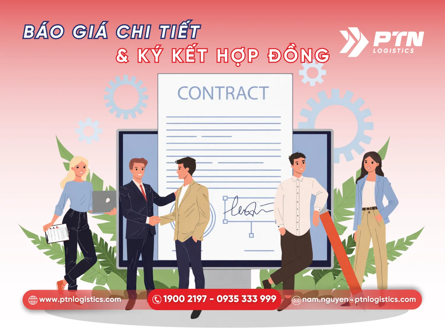 Thực hiện bước ký kết hợp đồng