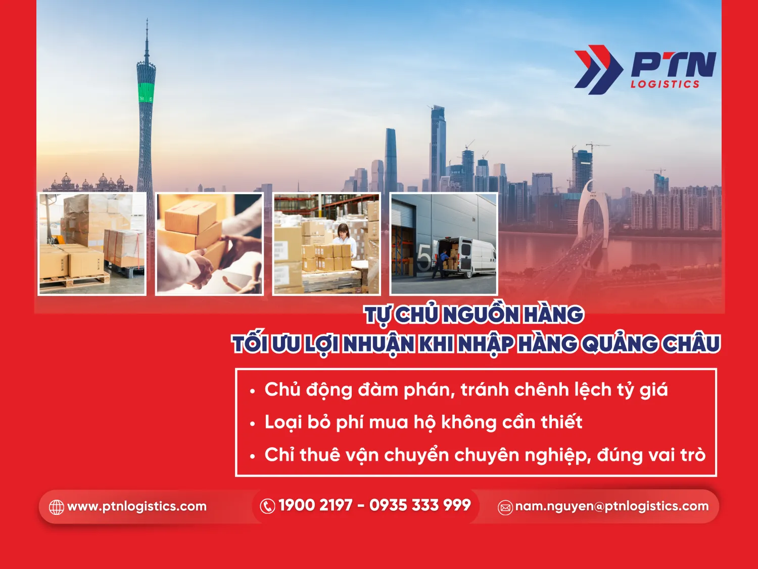 Tự chủ nguồn hàng sẽ tối ưu lợi nhuận khi nhập hàng Quảng Châu
