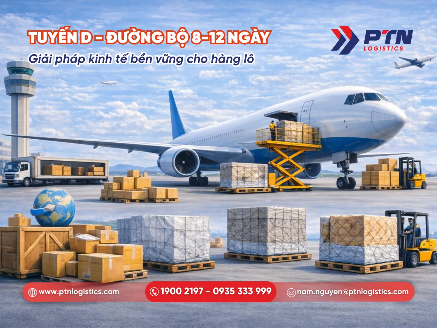 Tuyến D là giải pháp kinh tế bền vững cho lô hàng