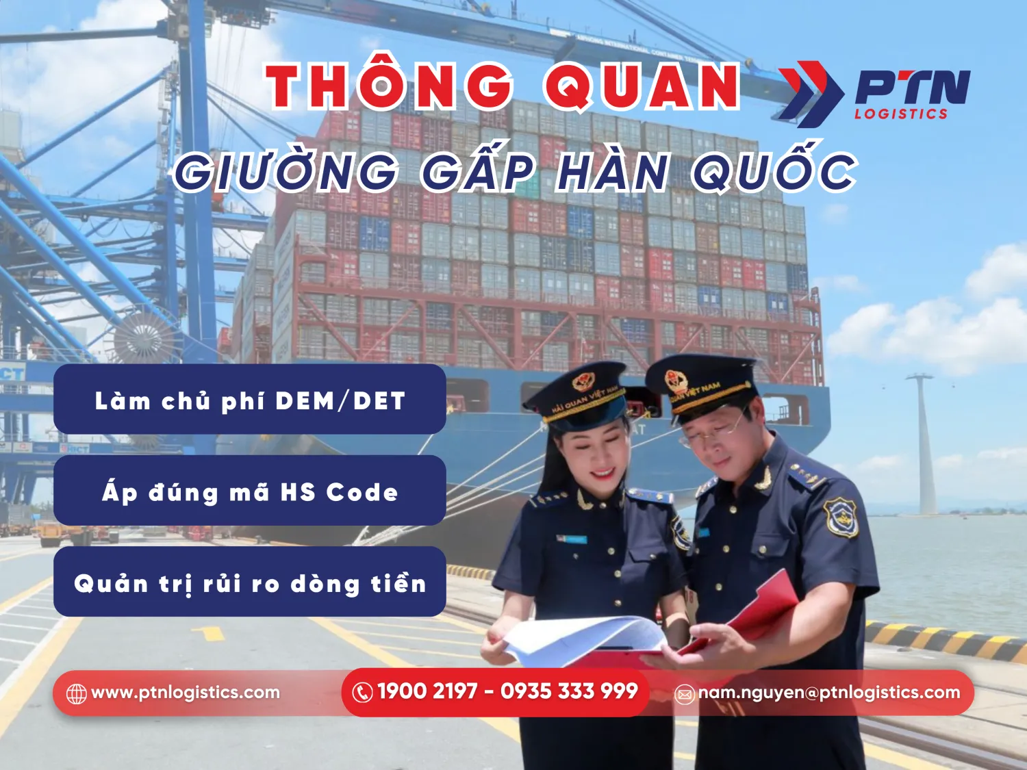 Các bước thông quan cho mặt hàng giường gấp