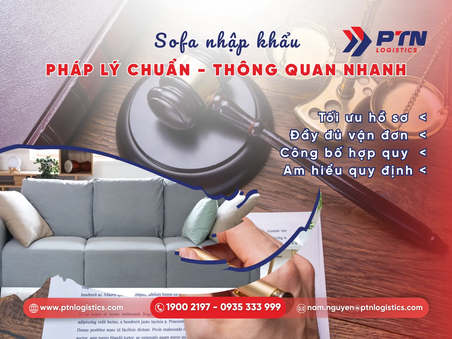Các quy định pháp lý về mặt hàng sofa nhập khẩu