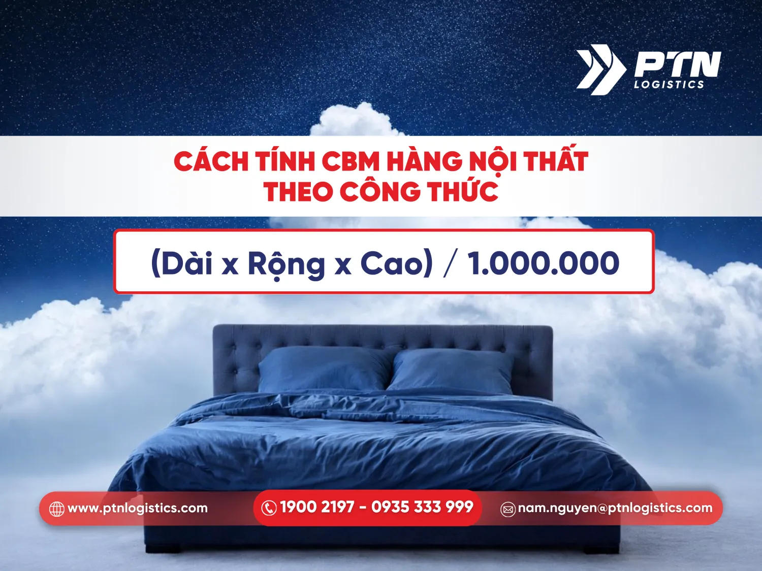 Cách tính CBM hàng nội thất theo công thức chuẩn