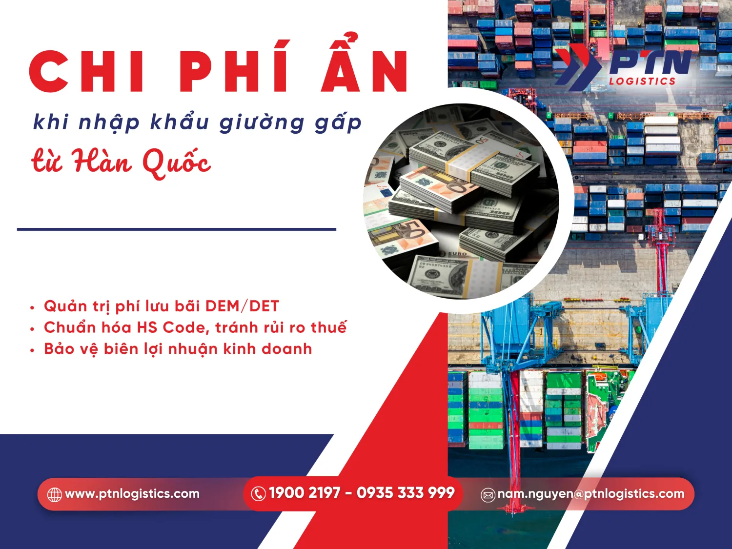 Chi phí ẩn khi nhập khẩu giường gấp từ Hàn Quốc