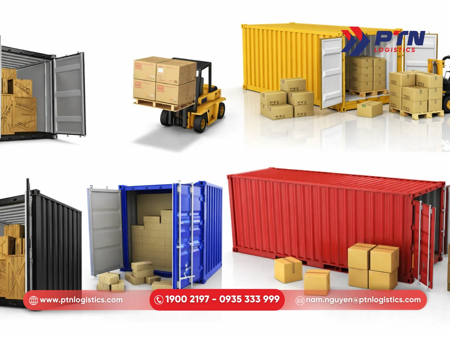 Sắp xếp hàng nội thất trong cont để tránh va đập chéo