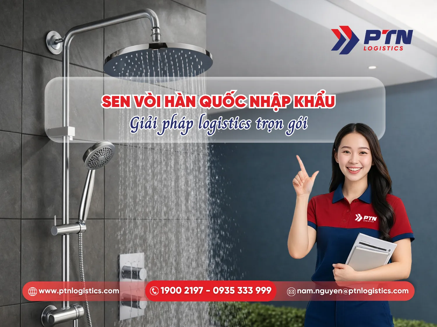Sen vòi Hàn Quốc nhập khẩu, giải pháp logistics trọn gói từ PTN