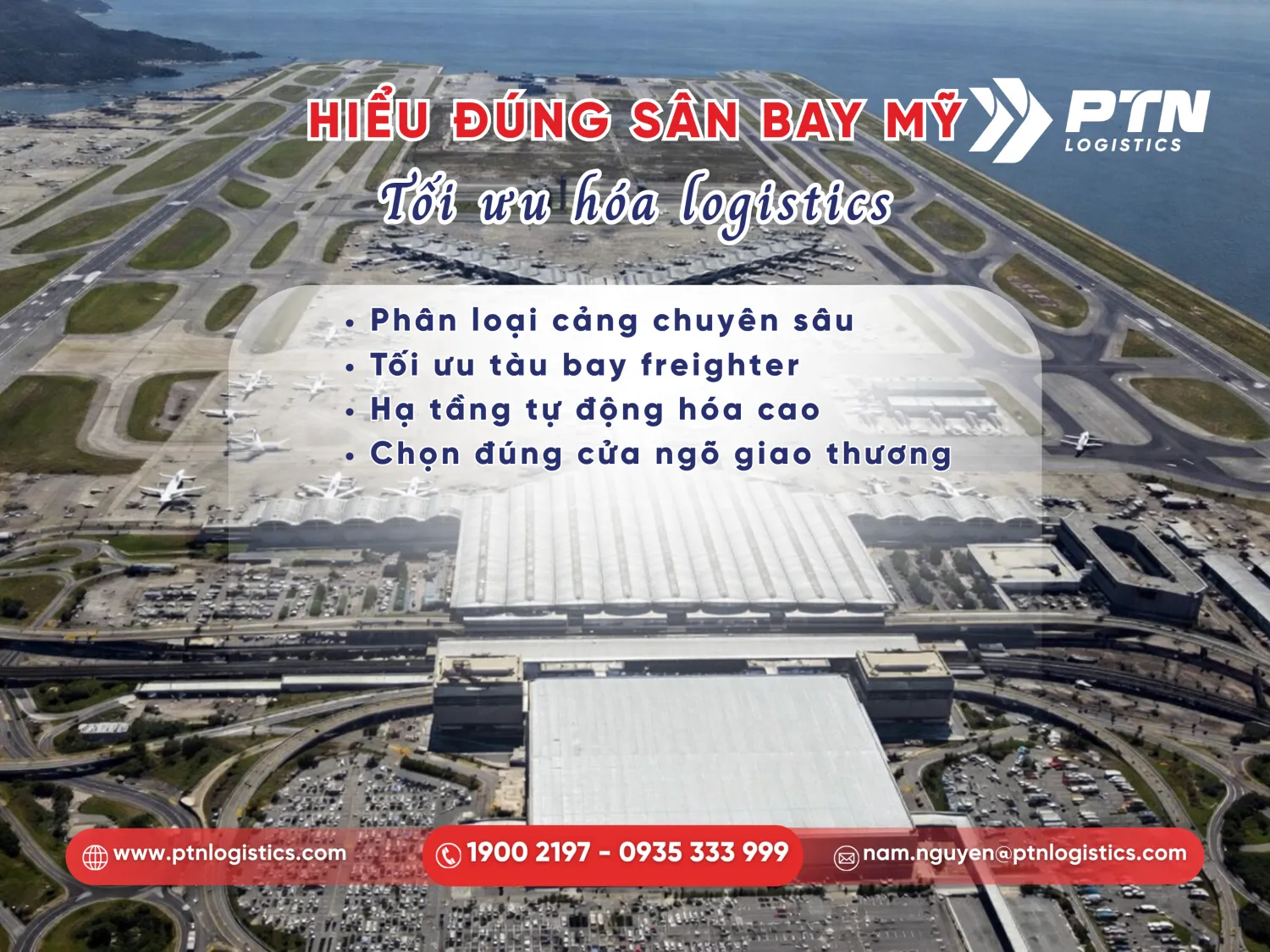 Tìm hiểu tổng quan về cảng hàng không tại Hoa Kỳ