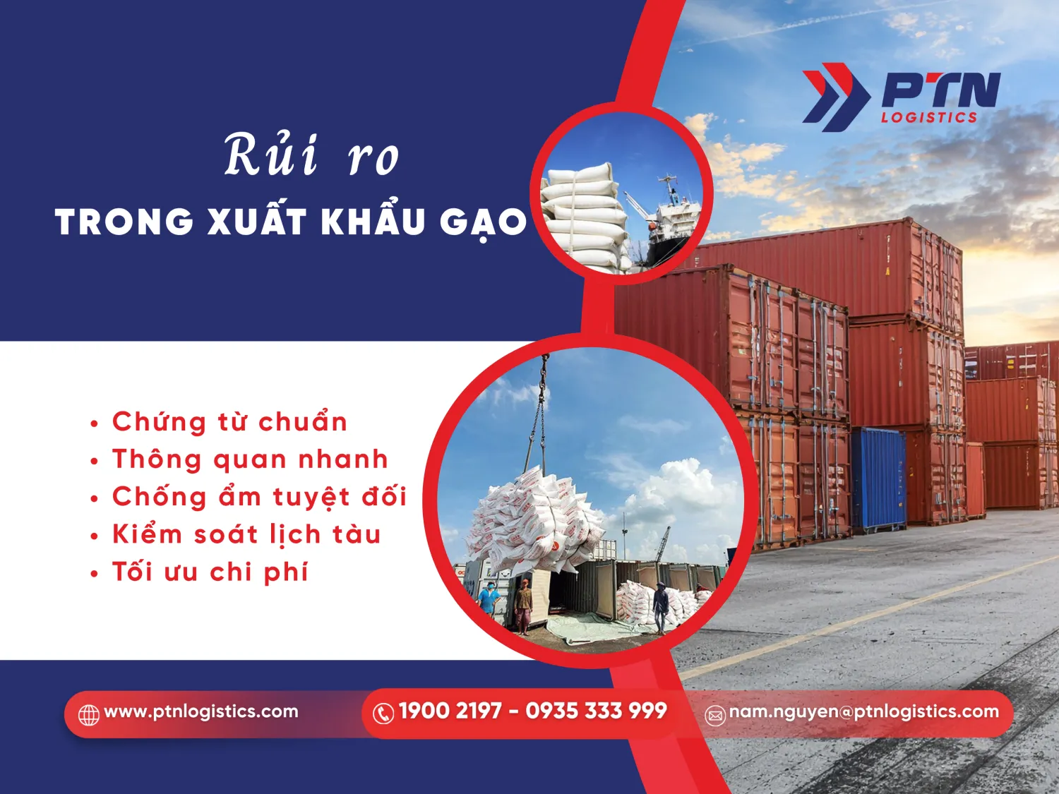 Các rủi ro khi xuất nhập khẩu gạo