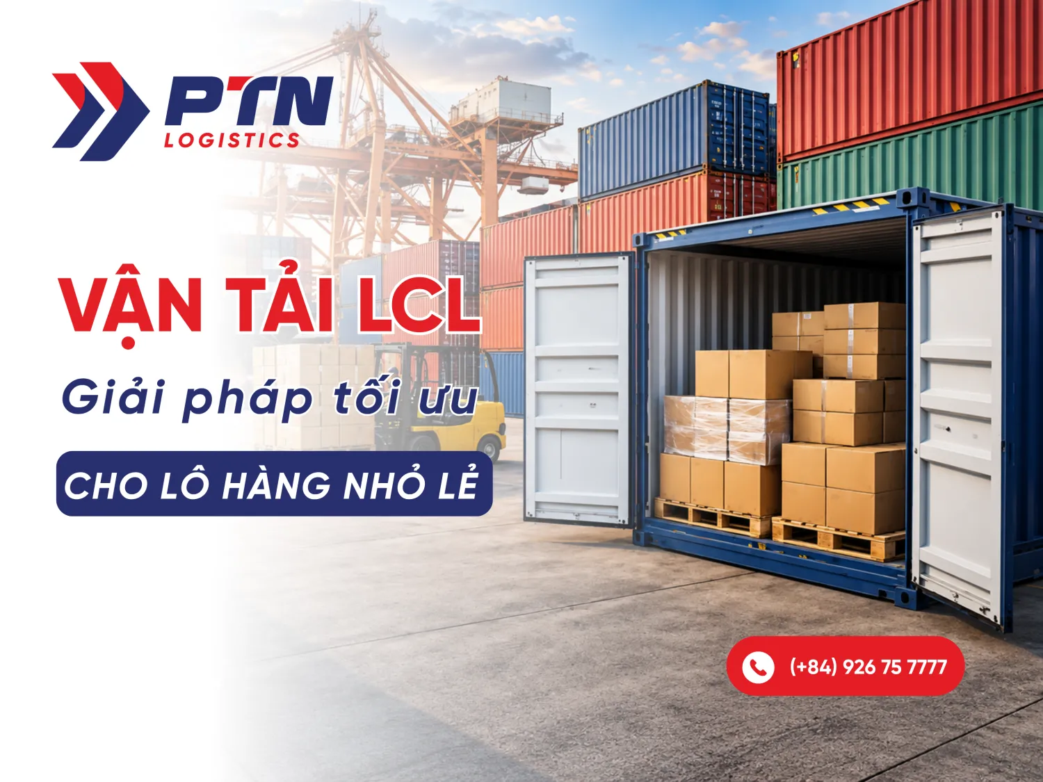 Phương thức vận tải LCL đường biển