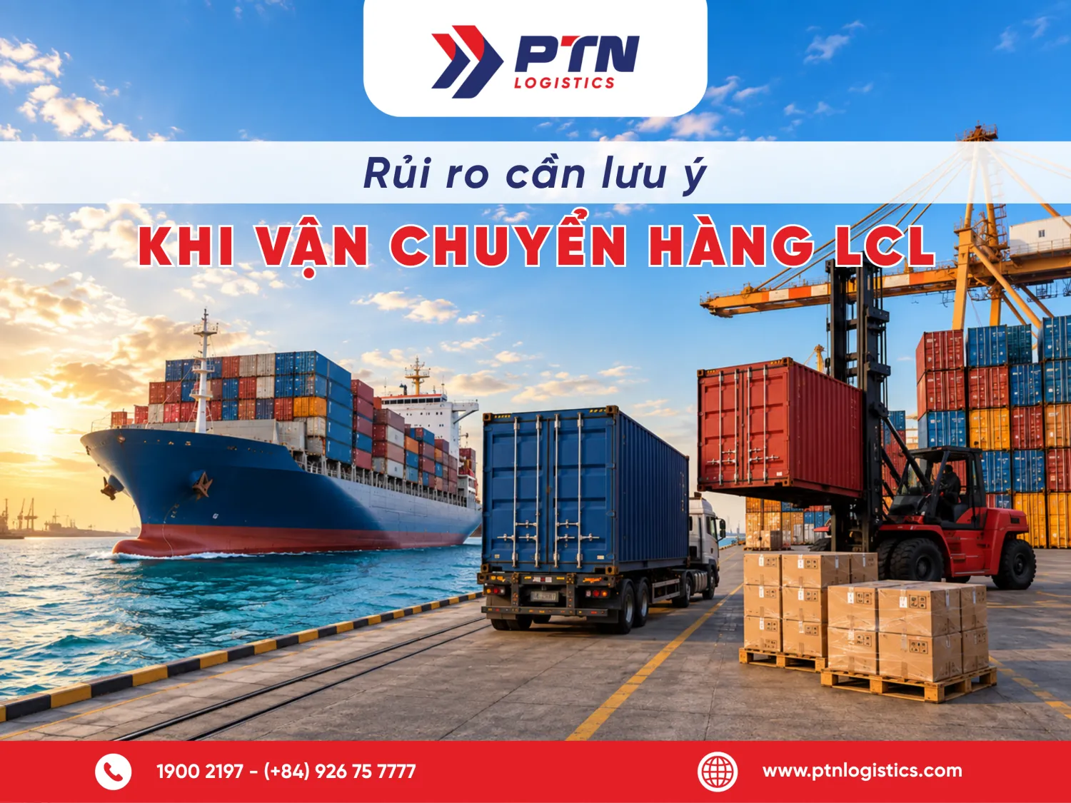 Rủi ro khi vận chuyển hàng LCL