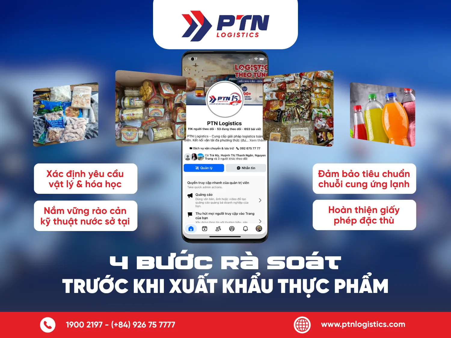 4 bước rà soát trước khi xuất khẩu thực phẩm