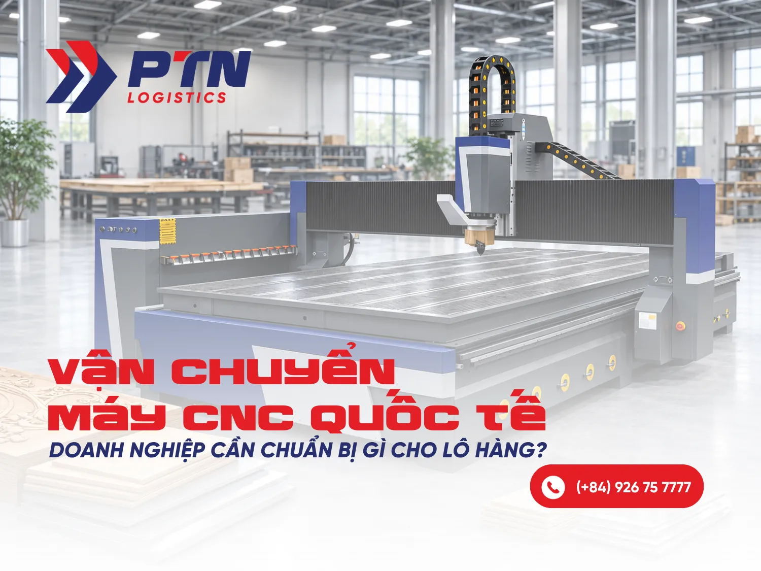 Vận chuyển máy CNC