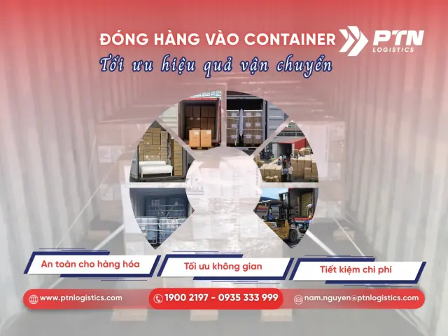 Cách đóng hàng vào container