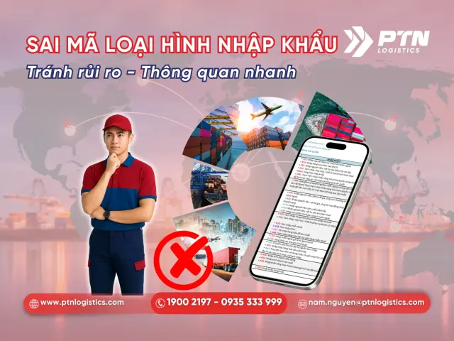 Khai sai mã loại hình nhập khẩu