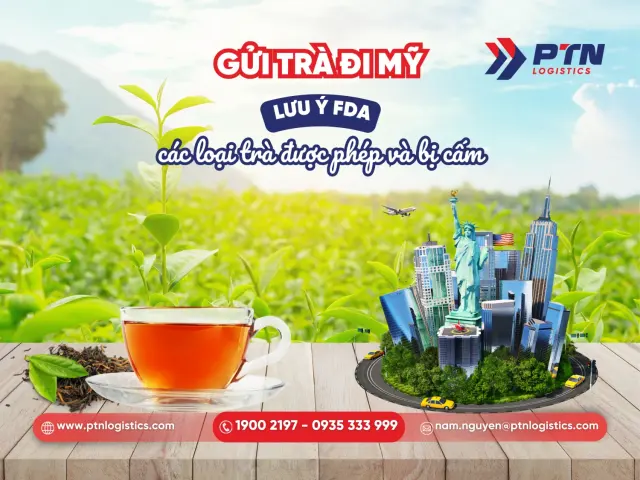 Gửi trà đi Mỹ các loại trà được phép và bị cấm
